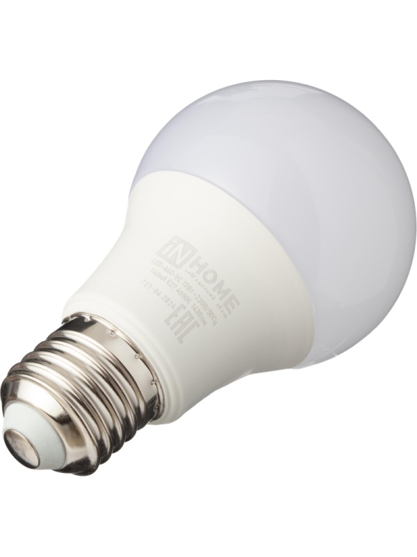 Лампа светодиодная LED-A60-VC 15Вт 230В Е27 4000К 1430Лм IN HOME