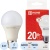 Лампа светодиодная LED-A60-VC 20Вт 230В Е27 4000К 1900Лм IN HOME