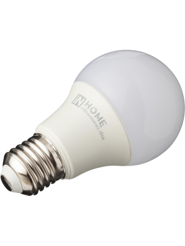 Лампа светодиодная LED-A60-VC 4PACK 10Вт 230В Е27 4000К (4шт./упак) IN HOME