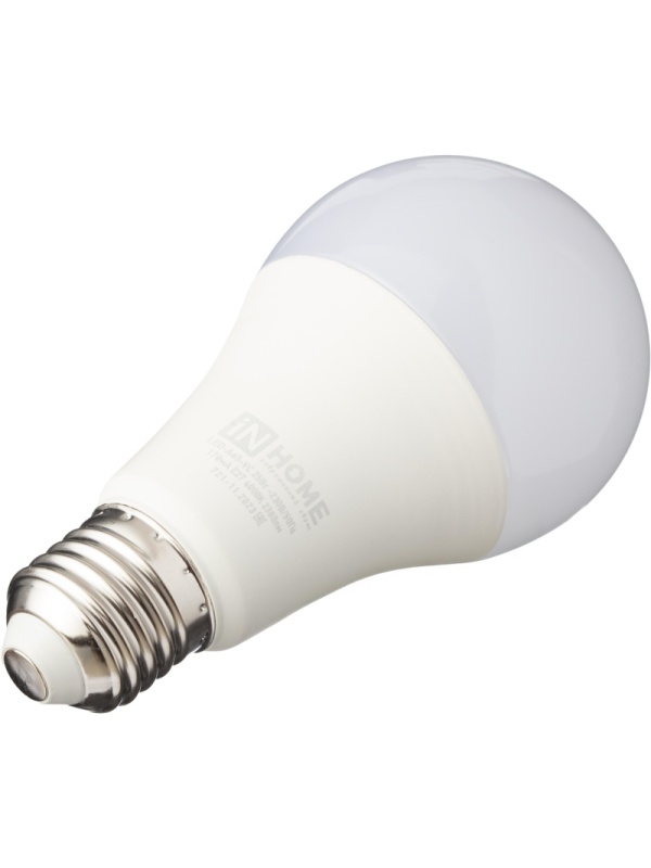Лампа светодиодная LED-A65-VC 25Вт 230В Е27 4000К 2380Лм IN HOME