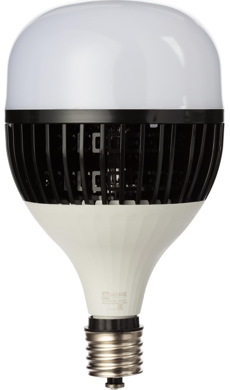 Лампа светодиодная LED-HP-PRO 150Вт 230В E27 с адаптером Е40 6500К IN HOME