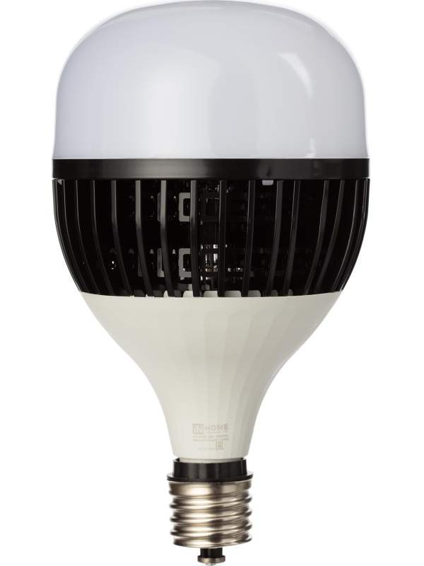 Лампа светодиодная LED-HP-PRO 150Вт 230В E27 с адаптером Е40 6500К IN HOME