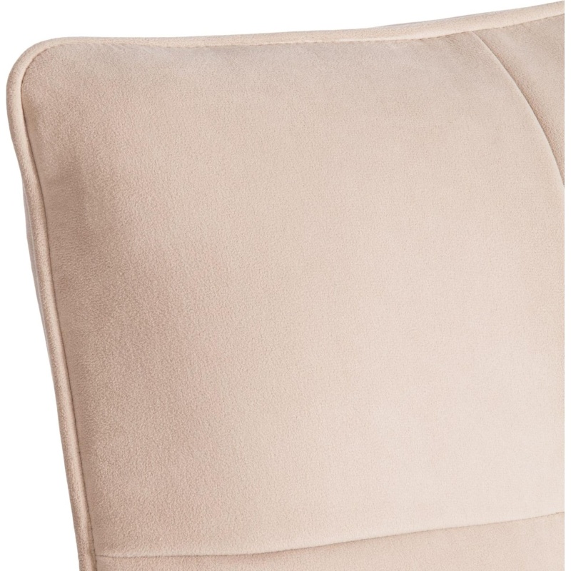 Стул Комус Мебель Flip велюр , 41х55х88, бежевый/черный