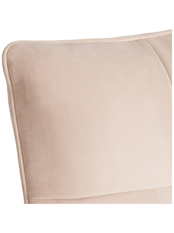 Стул Комус Мебель Flip велюр , 41х55х88, бежевый/черный