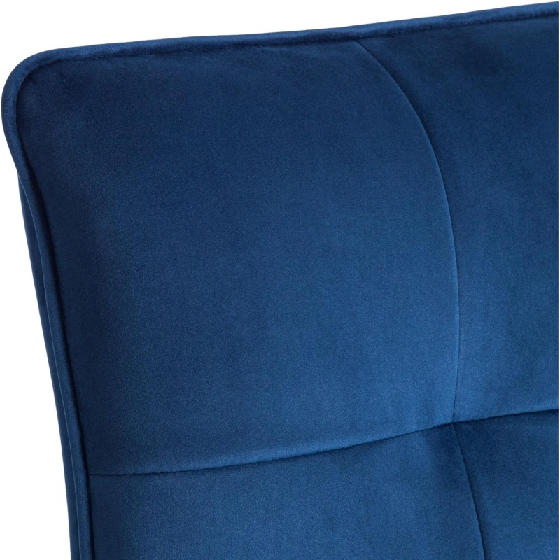 Стул Комус Мебель Flip велюр, 41х55х88, Blue (синий)