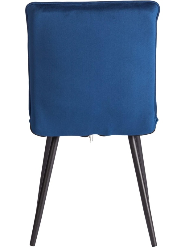 Стул Комус Мебель Flip велюр, 41х55х88, Blue (синий)