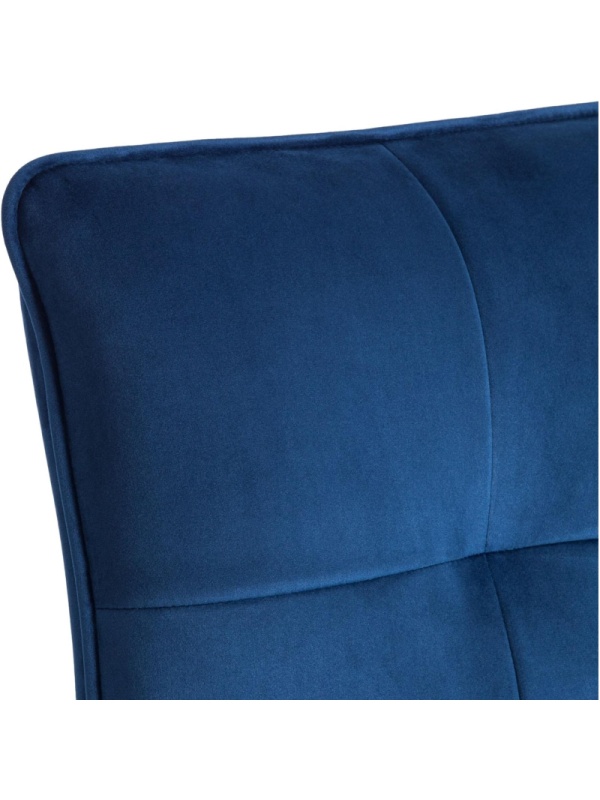 Стул Комус Мебель Flip велюр, 41х55х88, Blue (синий)