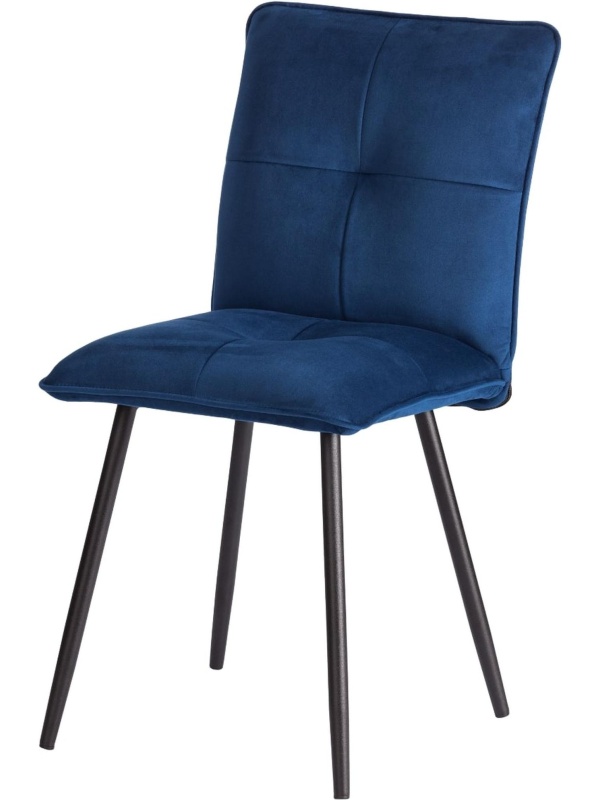 Стул Комус Мебель Flip велюр, 41х55х88, Blue (синий)
