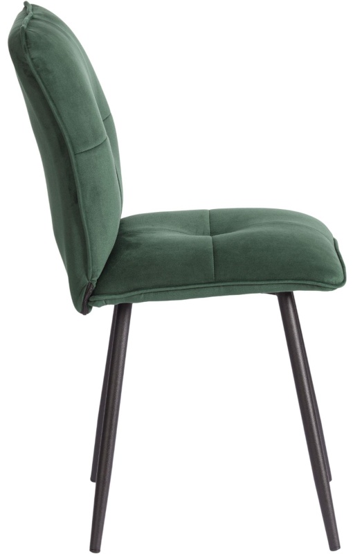 Стул Комус Мебель Flip велюр, 41х55х88, Deep Forest (изумруд)