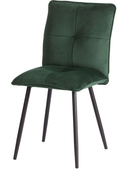 Стул Комус Мебель Flip велюр, 41х55х88, Deep Forest (изумруд)