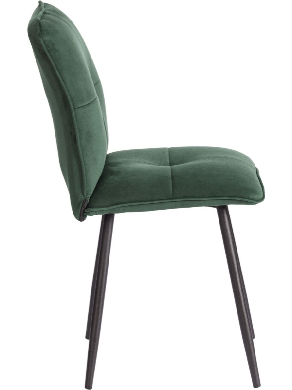 Стул Комус Мебель Flip велюр, 41х55х88, Deep Forest (изумруд)
