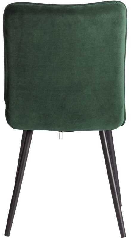 Стул Комус Мебель Flame велюр, 41х55х89, Deep Forest (изумруд)