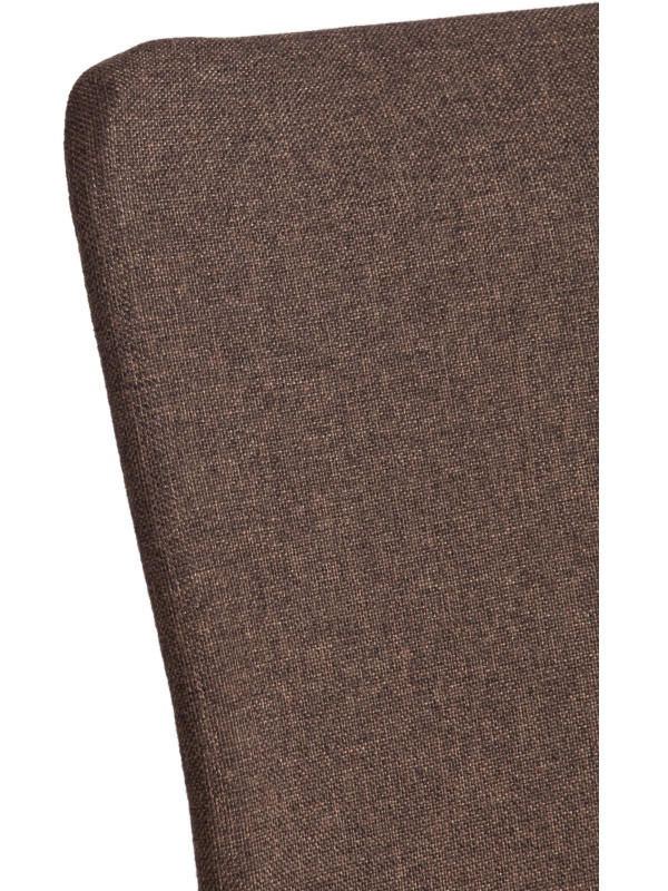 Стул Комус Мебель FABBI ткань рогожка, 45х55х93, коричневый/черный