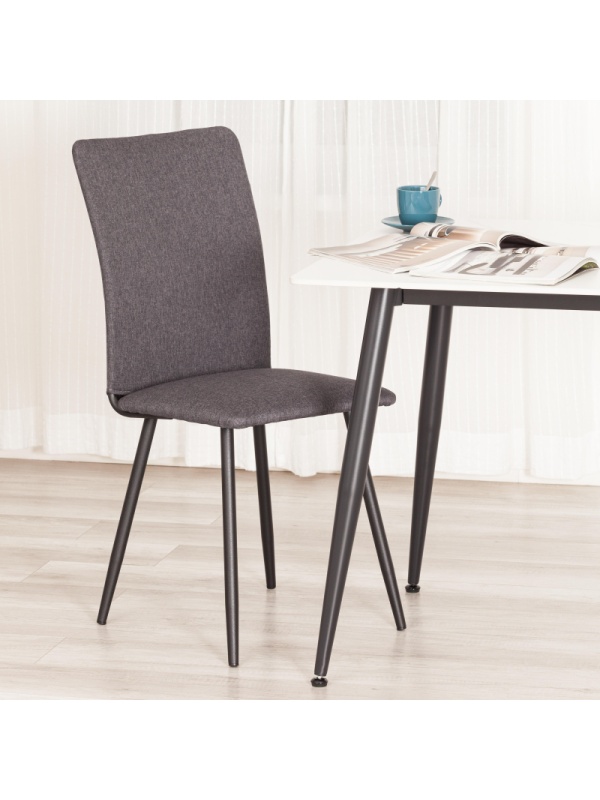 Стул Комус Мебель FABBI ткань, 45х55х93, темно-серый
