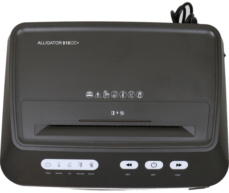 Шредер (уничтожитель) ProfiOffice Alligator 818 CC Plus 5ур.секр,18лист,36л
