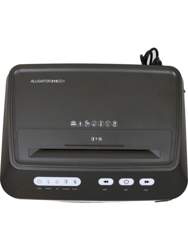 Шредер (уничтожитель) ProfiOffice Alligator 818 CC Plus 5ур.секр,18лист,36л