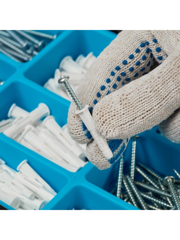 Набор винтов и дюбелей TOPFORT 260 предметов (DC-2)