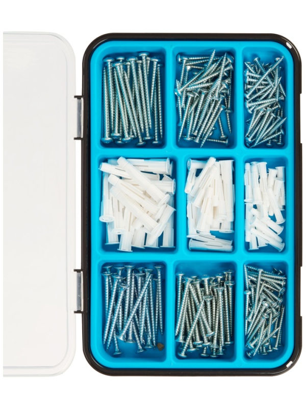 Набор винтов и дюбелей TOPFORT 260 предметов (DC-2)