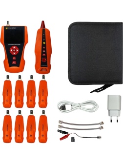 Тестер LANMASTER LAN-PRO-L/TPK-POE-8R с изм. длины, трассировкой и опр. POE
