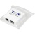 Розетка настенная TWT TWT-SM2-4512-WH, RJ-45 кат.5е + RJ-12, UTP, белая