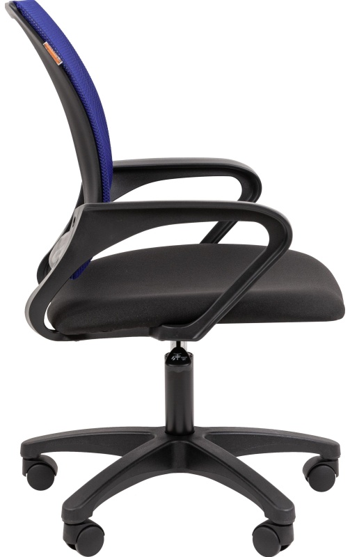 Кресло VT_EСhair-304 (LT) N TC Net ткань черн/сетка синяя, пластик