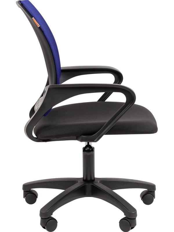 Кресло VT_EСhair-304 (LT) N TC Net ткань черн/сетка синяя, пластик