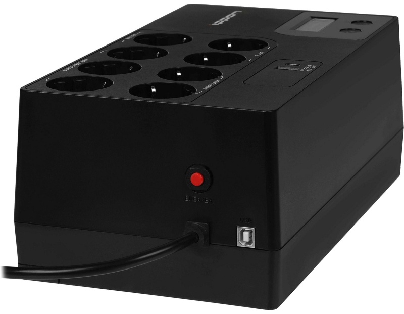 ИБП Ippon Kirpich 1050 600Вт 1050ВА черный (2003038)