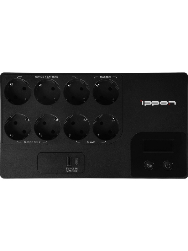 ИБП Ippon Kirpich 1050 600Вт 1050ВА черный (2003038)