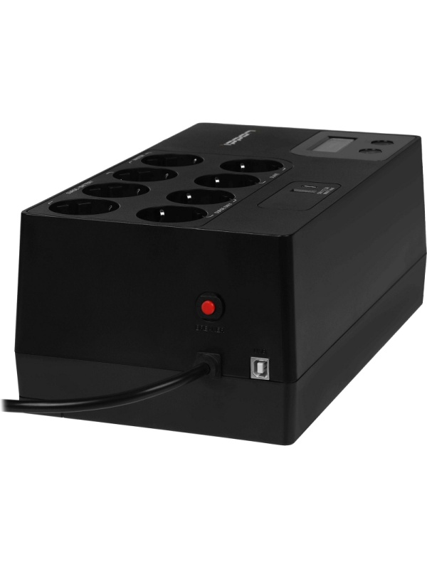ИБП Ippon Kirpich 1050 600Вт 1050ВА черный (2003038)