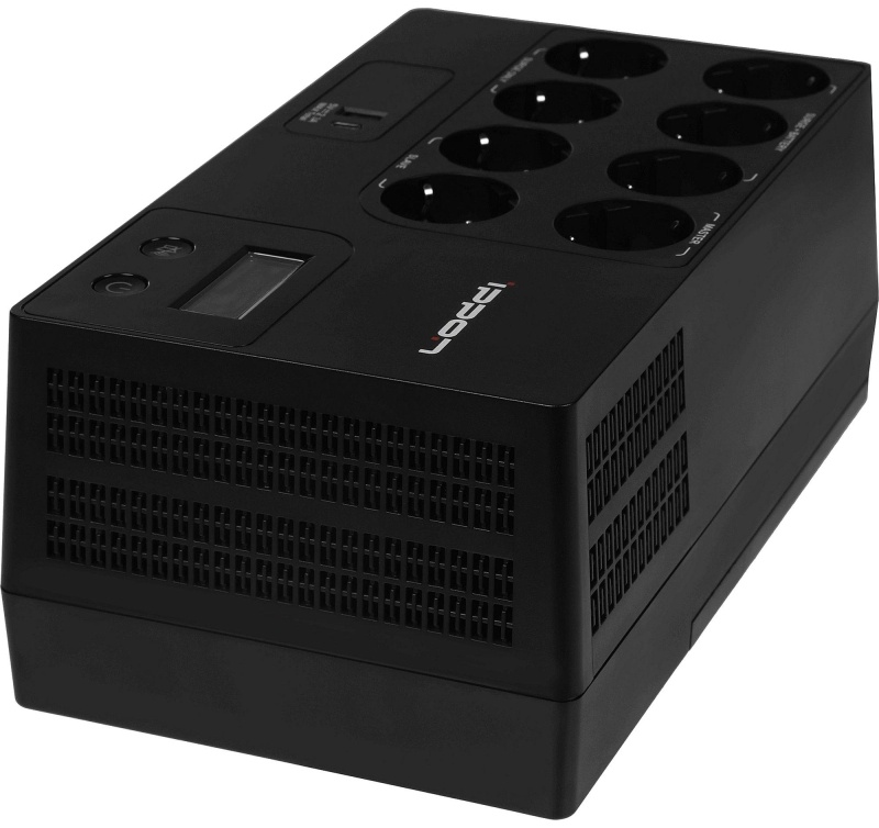 ИБП Ippon Kirpich 850 480Вт 850ВА черный (2003036)