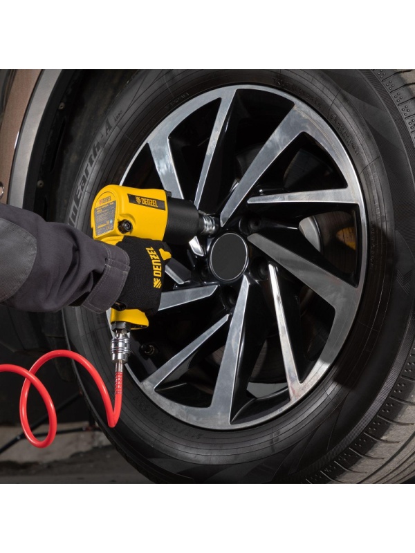 Гайковерт пневматический ударный DENZEL IW680, 1/2, 680 Нм (57471)