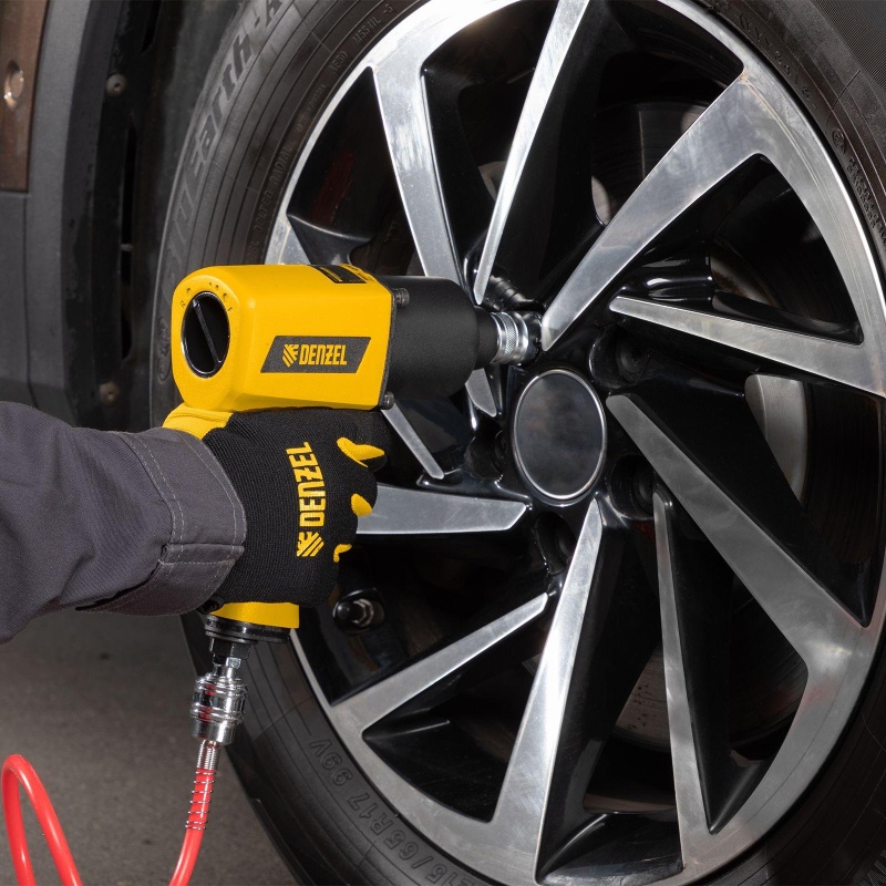 Гайковерт пневматический ударный DENZEL IW1500SP, 1/2, 1490 Нм (57474)