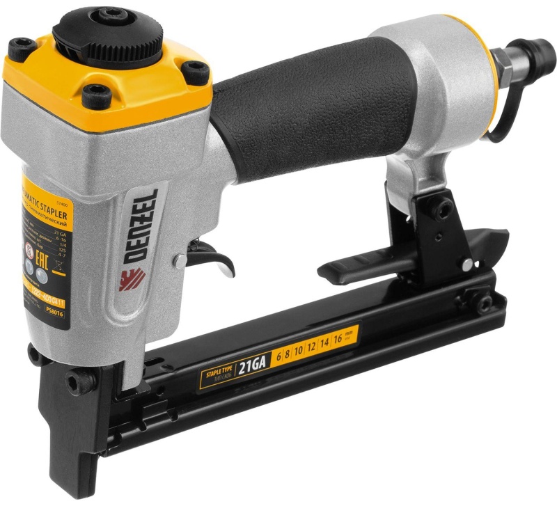 Степлер скобозабивной пневматический DENZEL PS8016 (57400)