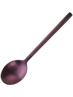 Фиолетовая столовая ложка «Саппоро бэйсик» - 19,7 см.