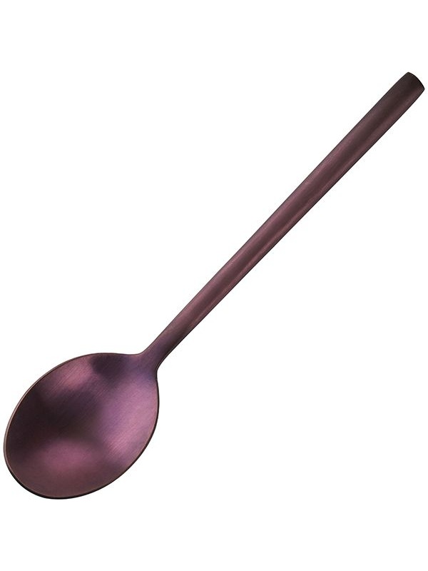 Фиолетовая столовая ложка «Саппоро бэйсик» - 19,7 см.