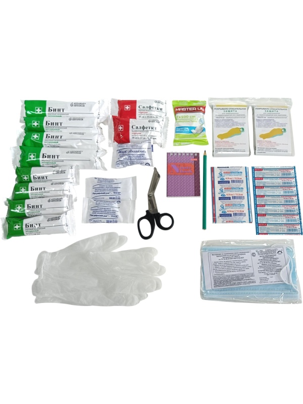 Аптечка первой помощи работникам пр.№262н, гриппер-пакет ФЭСТ 