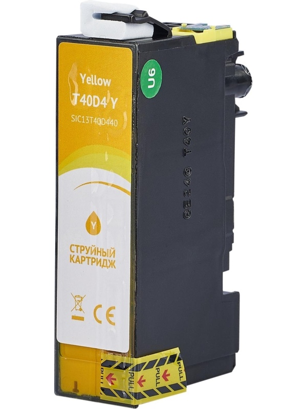 Картридж струйный Sakura SAC13T40D440 для Epson SureColor, желтый, 56 мл
