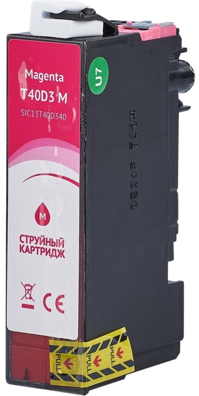 Картридж струйный Sakura SAC13T40D340 для Epson SureColor,пурпурный, 56 мл