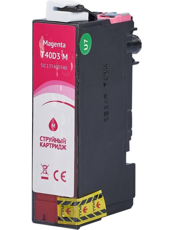 Картридж струйный Sakura SAC13T40D340 для Epson SureColor,пурпурный, 56 мл