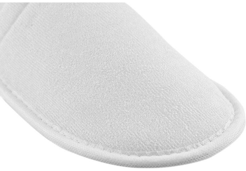 Тапочки одноразовые СтандМахраСпанб,закр.мыс,иск.махр180гр/м,ЭВА3мм