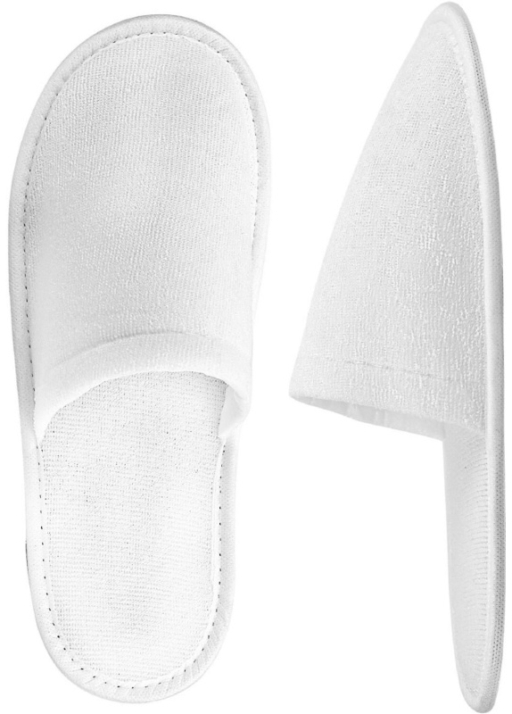 Тапочки одноразовые СтандМахраСпанб,закр.мыс,иск.махр180гр/м,ЭВА3мм