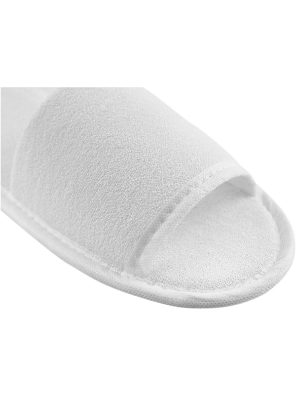 Тапочки одноразовые СтандартМахра,отк.мыс,махр180г/кв2,Эва 3мм