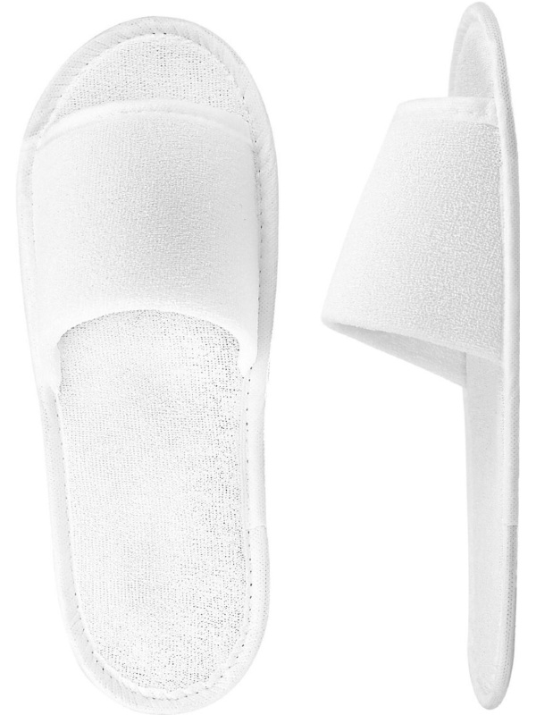 Тапочки одноразовые СтандартМахра,отк.мыс,махр180г/кв2,Эва 3мм