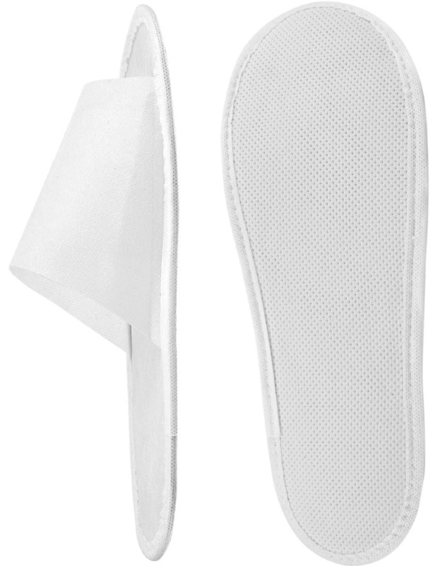 Тапочки одноразовые спанбонд, отк.мыс, Эва 3мм