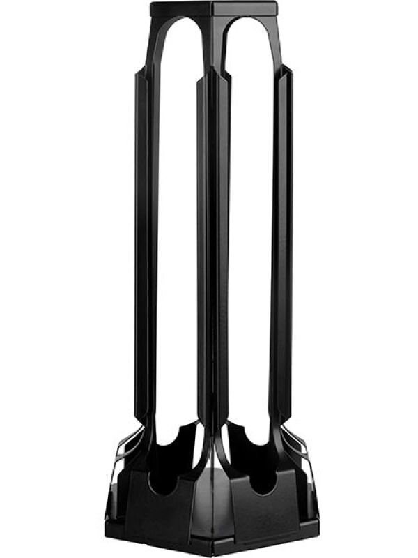 Диспенсер для капсул;металл;,H=36,L=15,B=17см;черный