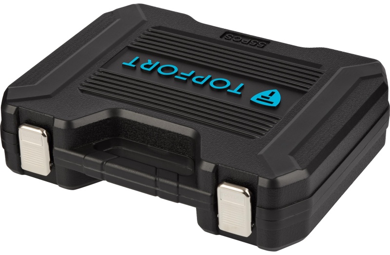 Набор инструмента TOPFORT 56 предметов 1/4 и 1/2