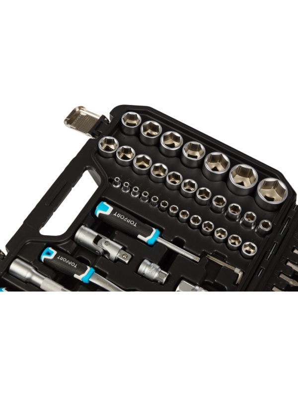 Набор инструмента TOPFORT 94 предметов  1/4 и 1/2