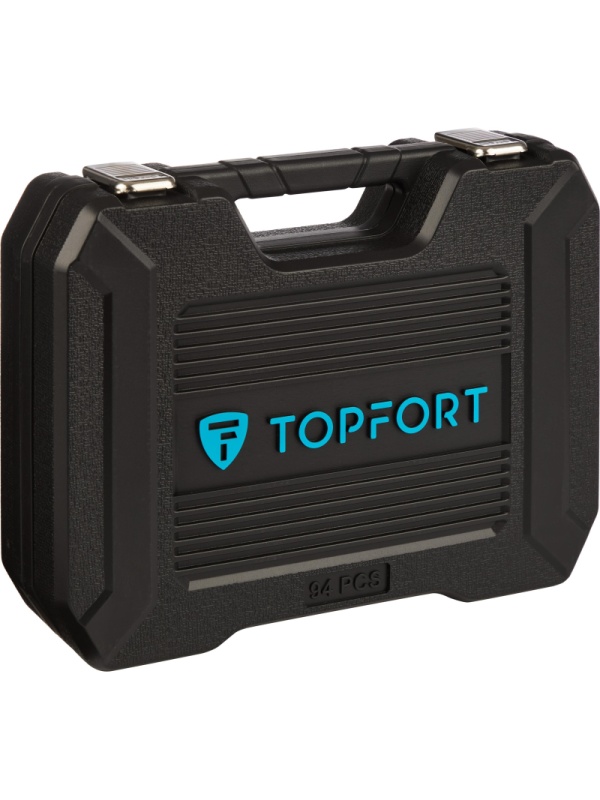 Набор инструмента TOPFORT 94 предметов  1/4 и 1/2
