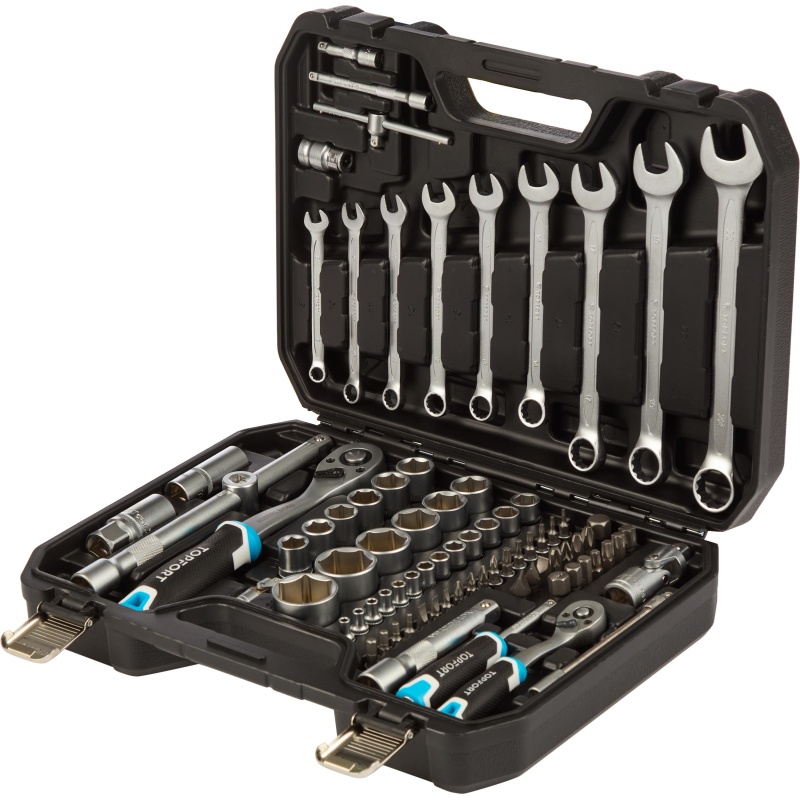 Набор инструмента TOPFORT 82 предметов 1/4 и  1/2