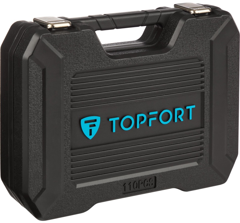 Набор инструмента TOPFORT 110 предметов 1/4 и 1/2